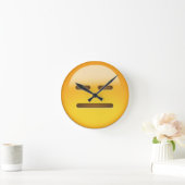 Emoji Runde Wanduhr (Zuhause)