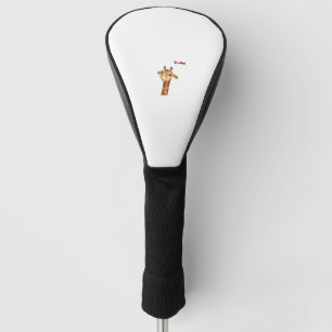 Emoji runzelt zorniges Giraffengesicht Golf Headcover