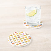 Emoji Sandstein Untersetzer (Seite)