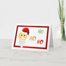 Emoji Santa Weihnachtskarte Feiertagskarte