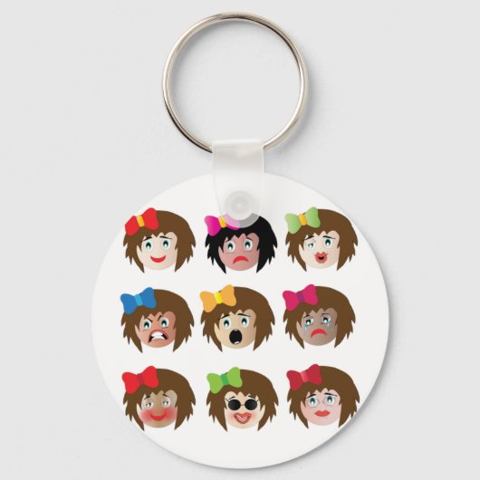 Emoji Schlüsselanhänger (Vorderseite)