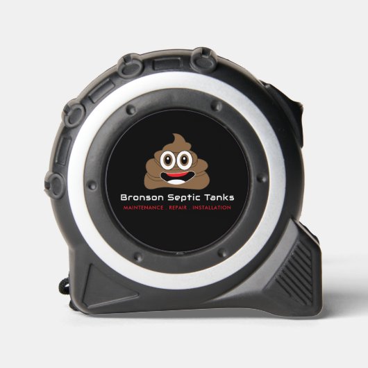 Emoji, Septic Company, Septic Engineer gekackt Maßband (Vorderseite)