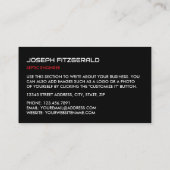 Emoji, Septic Company, Septic Engineer gekackt Visitenkarte (Rückseite)