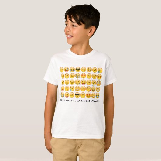 Emoji-Shirt für Kinder T-Shirt (Vorne ganz)