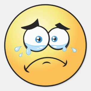 Emoji Small Runder Aufkleber