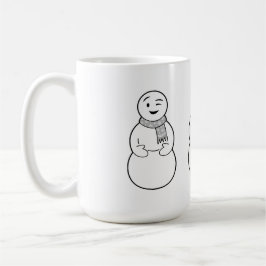 Emoji Snowmen-Tasse Kaffeetasse