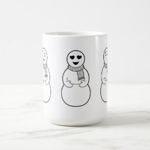 Emoji Snowmen-Tasse Kaffeetasse