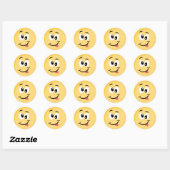 Emoji Sticker mit Happy Face (Blatt)