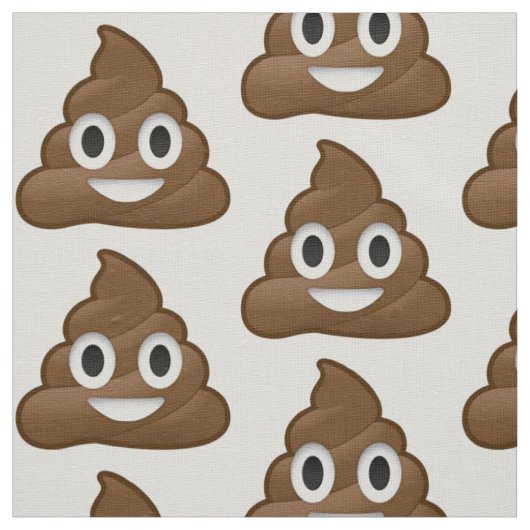 Emoji-Stoff gekackt Stoff (Muster)