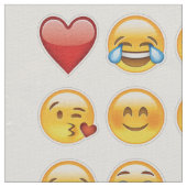 Emoji-Stoff Stoff (Nahaufnahme)
