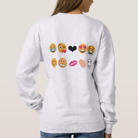 emoji sweatshirt (Rückseite)