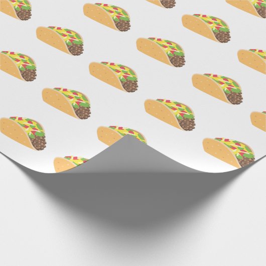 Emoji-Tako Geschenkpapier (Ecke)