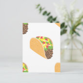 Emoji-Tako Postkarte (Stehend Vorderseite)