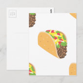 Emoji-Tako Postkarte (Vorne/Hinten)