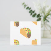 Emoji-Tako Postkarte (Stehend Vorderseite)