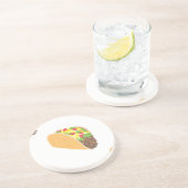 Emoji-Tako Sandstein Untersetzer (Seite)