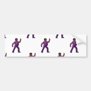 Emoji tanzender Mann Autoaufkleber