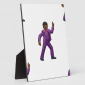 Emoji tanzender Mann Fotoplatte (Seite)
