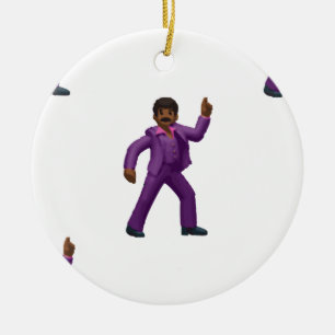Emoji Tanzender Mann Keramikornament