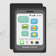 Emoji Thema Geburtstagsfeier