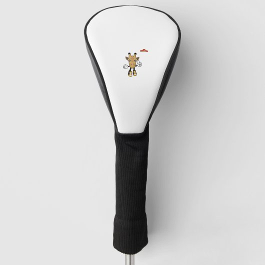 Emoji-Tiergiraffe Daumen hoch Golf Headcover (Vorderseite)
