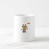 Emoji-Tiergiraffe Daumen hoch Kaffeetasse (Mittel)