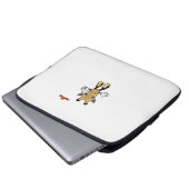Emoji-Tiergiraffe Daumen hoch Laptopschutzhülle (Vorne Knopf)