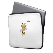 Emoji-Tiergiraffe Daumen hoch Laptopschutzhülle (Vorderseite Links)