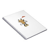 Emoji-Tiergiraffe Daumen hoch Notizblock (Rechte Seite)