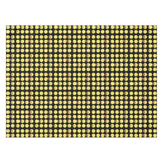 Emoji Tischdecke (Vorderseite (Horizontal))
