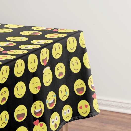 Emoji Tischdecke (Beispiel)