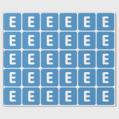 emoji Twitter - Buchstabe E Geschenkpapier (Flach)