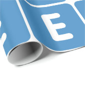 emoji Twitter - Buchstabe E Geschenkpapier (Rolleneckpunkt)