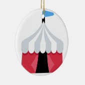 Emoji Twitter - Circus Tent Keramikornament (Rechts)