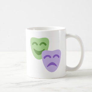 Emoji Twitter - Drama Theater Kaffeetasse