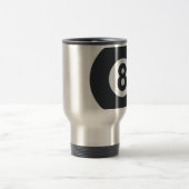 Emoji Twitter - Eight ball Pool Reisebecher (Mittel)