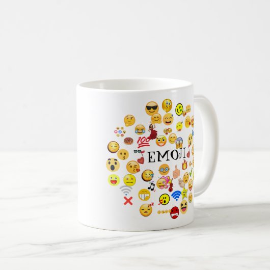 emoji Überlastung Kaffeetasse (VorderseiteRechts)