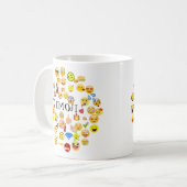 emoji Überlastung Kaffeetasse (Vorderseite Links)