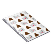 Emoji und Toilettenpapier gekackt Notizblock (Rechte Seite)