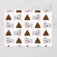Emoji und Toilettenpapier gekackt
