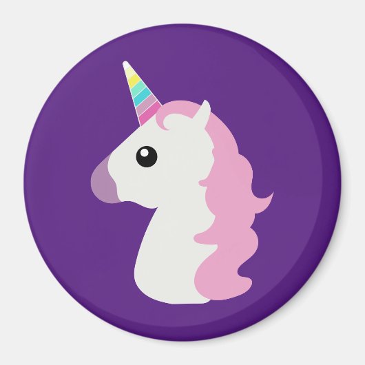 Emoji Unicorn Magnet (Vorne)
