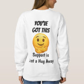 Emoji-Unterstützung Sweatshirt (Rückseite)