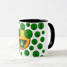 Emoji-Verrücktheit-Tasse