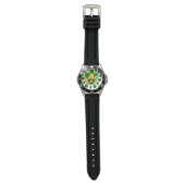 Emoji-Wahnsinn Armbanduhr (Flach)