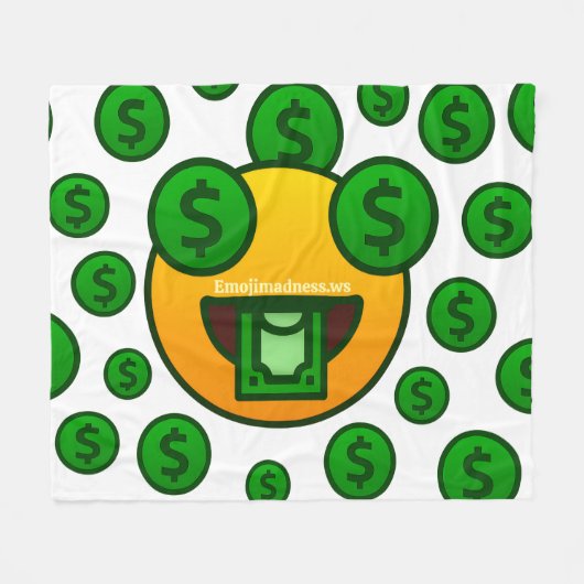 Emoji-Wahnsinn Fleecedecke (Vorderseite (Horizontal))