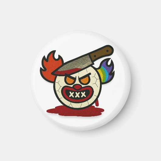 Emoji Wahnsinn Magnet (Vorne)