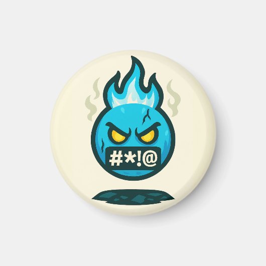 Emoji-Wahnsinn Magnet (Vorne)