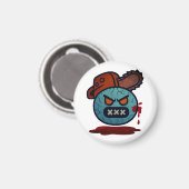 Emoji-Wahnsinn Magnet (Vorderseite/Rückseite)