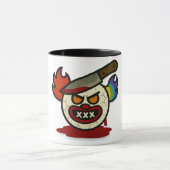 Emoji Wahnsinn Tasse (Zentrum)
