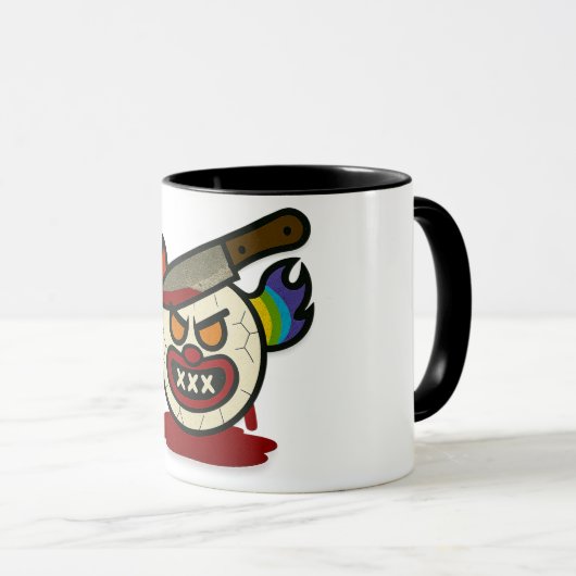 Emoji Wahnsinn Tasse (VorderseiteRechts)